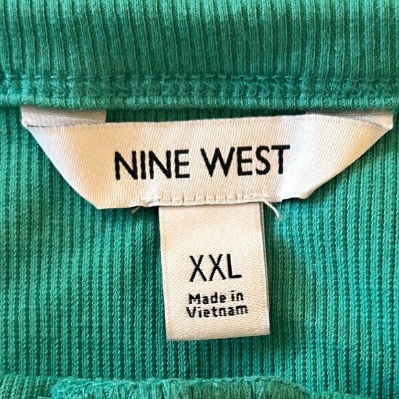 NWT Nine West seafoam green ribbed knit halter dress sz XXL - Picture 10 of 14